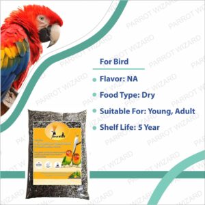 Bird Food Small Size Strip Sunflower Seeds 1800 Grams, 1 Count
