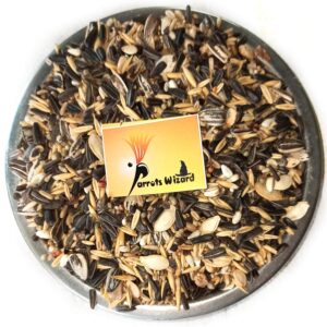 Sun Conure Parrot And Cockatiel Daily Birds Food Seeds Mix 450 Gram, Adult, 1 Count